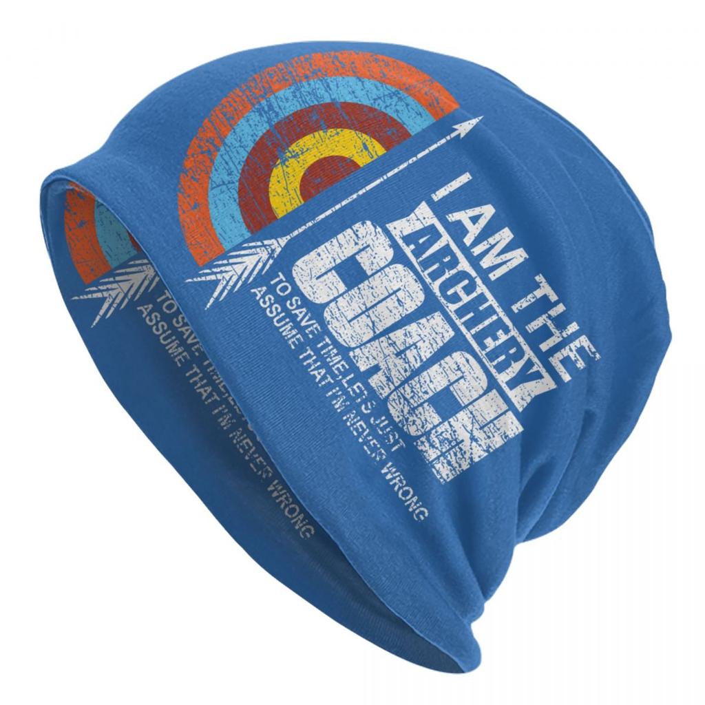 Custom Archery Sport Beanie Cap Unisex Winter Bonnet Homme Knitting Hats  Outdoor Archer Bow Hunting Lover Skullies Beanies Hats
