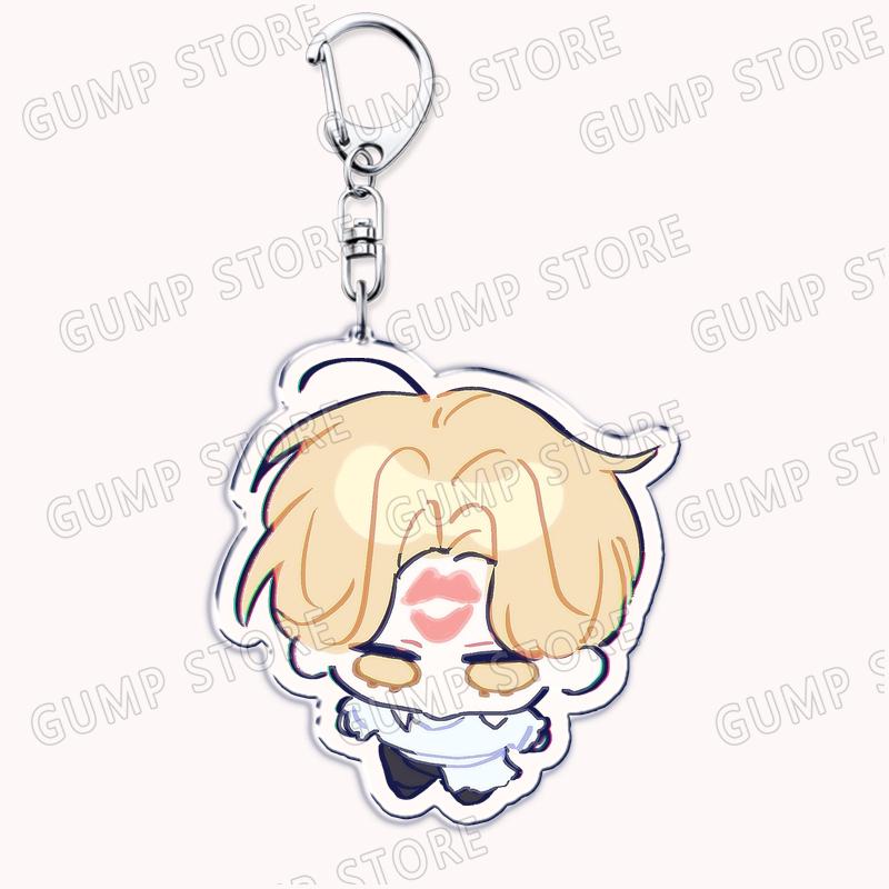 Popular Anime Alien Stage Chibis Music Keychains for Accessories Bag Luka Ivan Till Mizi Hyuna Sua Keyrings Jewelry Fans Gifts