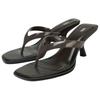Zara Asymmetrical High Heel Open Toe Slip-On Sandals Women Footwear Khaki-Green 1330510032