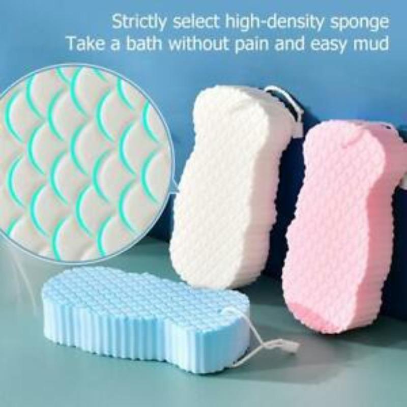 1Pcs Ultra Soft Bath Body Cleansing Bath Sponge, Ultra Soft Exfoliating Bath Sponge, Spa Scrub Exfoliating Exfoliating Sponge