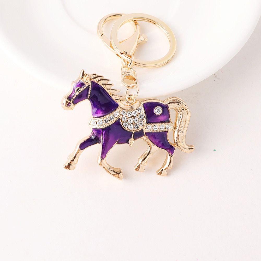 Traditional Pony Keyring Vintage Handbag Pendant Stylish Zodiac Animal Badge  Anniversary