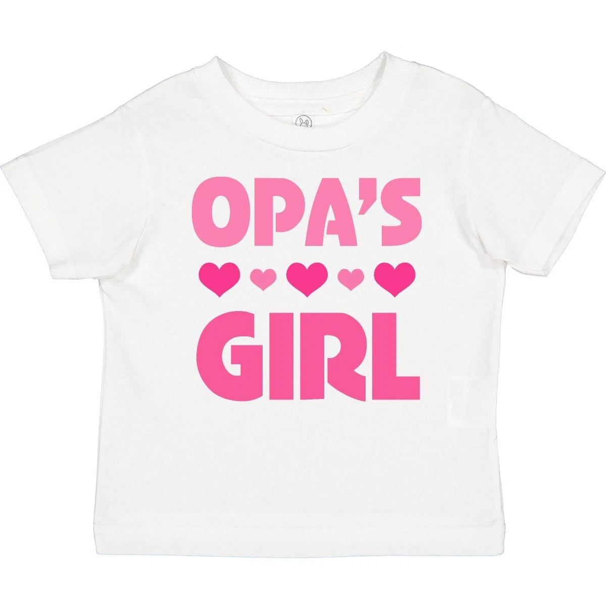 Inktastic Opa s Girl Granddaughter Baby T-Shirt Opa Grandkids Valentines Day 100