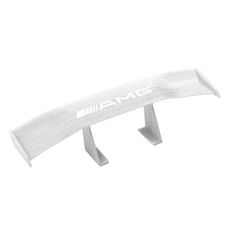 Car Mini Spoiler Tail Wing Carbon Fiber Look Tail Wings Model For Mercedes Benz AMG W124 W202 W203 W204 W210 W211 Accessories