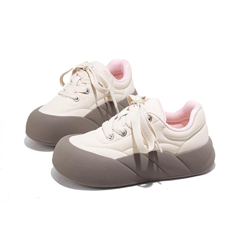 Autumn dopamine student ugly cute board shoes women's niche design sense thick sole heightening Harajuku casual shoes