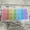 Pill Box Dust-proof Detachable 21 Grids 7 Days Weekly Pill Organizer for Supplement