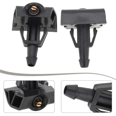 2 Adet Plastik Araba Ön Cam Silecek Su Nozulları Jet 28932BA61A Nissan JUKE F15 2015-2018 Araba Aksesuarları