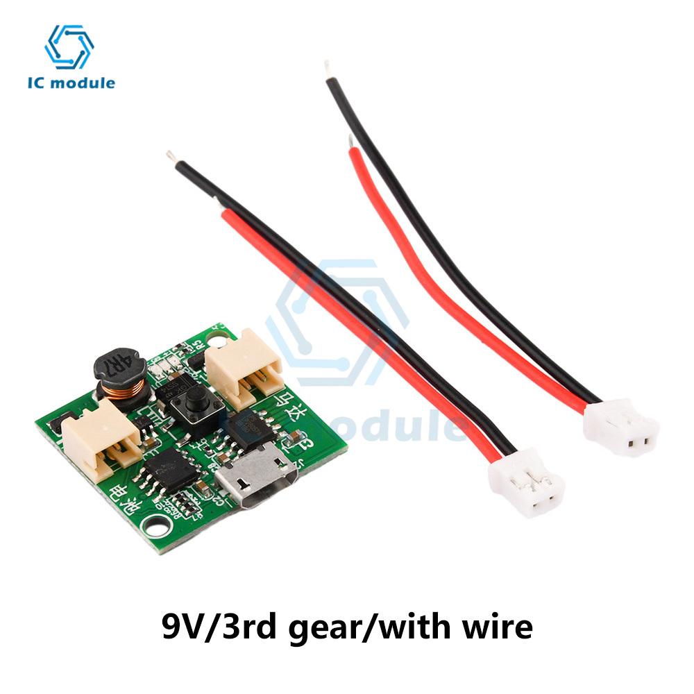 USB Small Fan Circuit Board 3.7V Battery Charger Module  Micro USB Fan Governor Wind Speed Controller