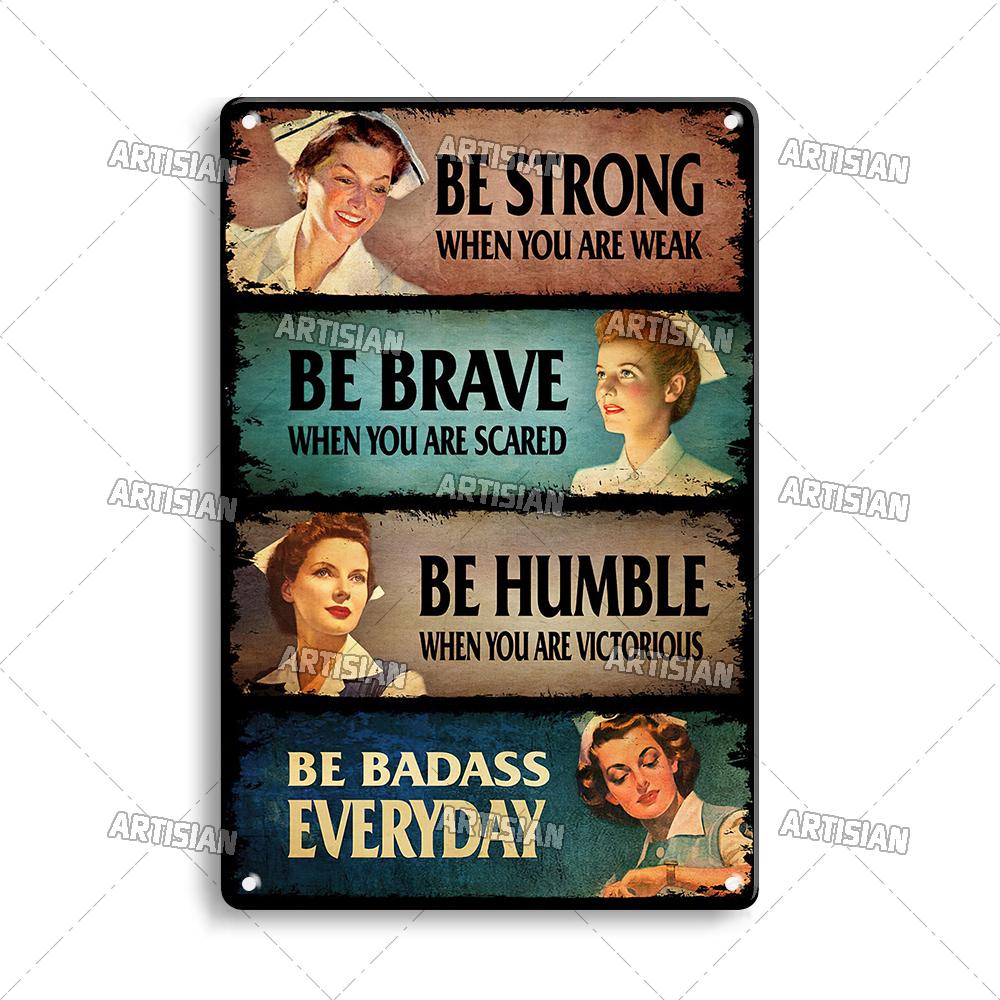Künstlerisches Medizinisches Metallschild Krankenschwester Tierarzt Blechschild Klinik Krankenhaus Hebamme Dekoratives Poster Wanddekor Garage Bar Kneipe