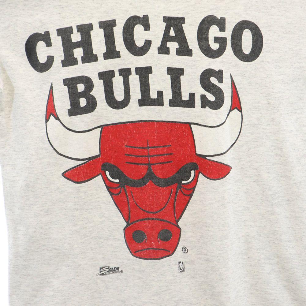 Salem 90s Old Chicago Bulls, Made In the USA Print Short Sleeve T-shirt L Men's Used