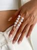 Ingemark 27 Styles Unique Exaggerated Big Flower Starfish Moon Rings Women Punk Geometric Adjustable Finger Ring Grunge Jewelry