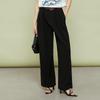 Women's High-Waist Loose Fit Casual Suit Trousers