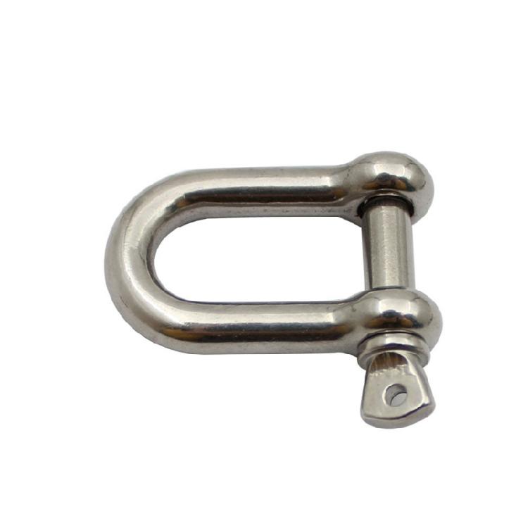 4pcs Robusts Stainless Steel D Rings Heavy Duty D Shackles Rusts Resistant Connectors for Hassle Frees Gear Fastening