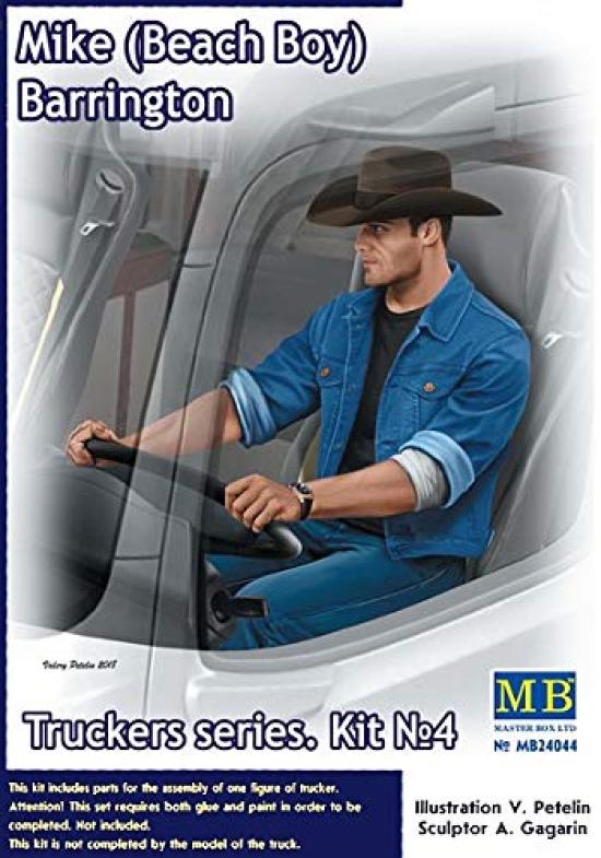 Master Box Mike Beach Boy Barrington Tracker Series Plastic Model MB24044 1/24