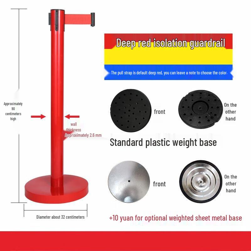PVC Retractable Crowd Control Barrier Stanchion Belt