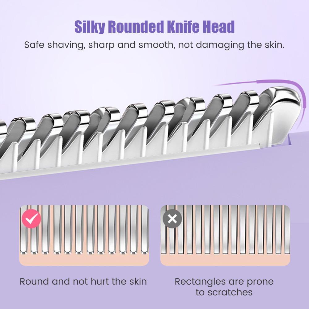 Bikini Trimmer Electric Razor for Women Body Underarm Leg Shaver Female Electric Painless Epilator Facial Mustache Hair Remover