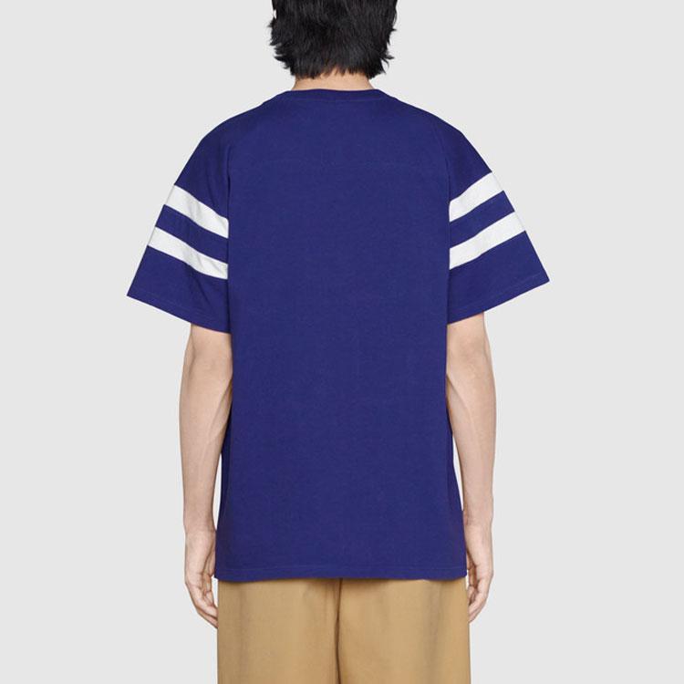 Gucci Valentine's Day Special Collection FW21 T Shirt Men's Blue 655459-XJDNF-4409