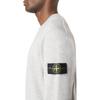 STONE ISLAND Logo Ribbed Crew Neck Solid Color Long Sleeve Sweatshirt Men Sweatshirt K2S1561000-60S0M51-V0M64
