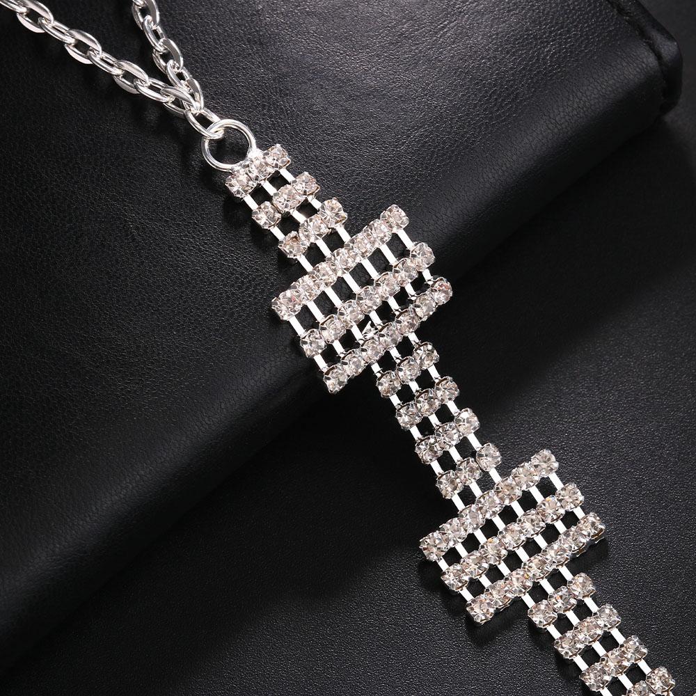 Stonefans – chaîne de poitrine géométrique pour femmes, bijoux, harnais en strass, soutien-gorge, accessoires de Lingerie Sexy, Bikini, maillots de bain, 2023