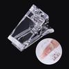 Nail Tips Clip Transparent Finger Poly Quick Building Gel Extension Nails Art Manicure Tool