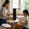 Drumstick Holder with Clamp Hassle Bag Drum Mallet