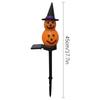 New Halloween Solar Outdoor Pumpkin Ghost Lamp Garden Lawn Atmosphere Decorative Lamp Resin Waterproof Landscape Lantern Gift