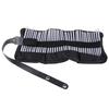 Black   Pencil Wrap   Case With Snap Strap (36 slots)