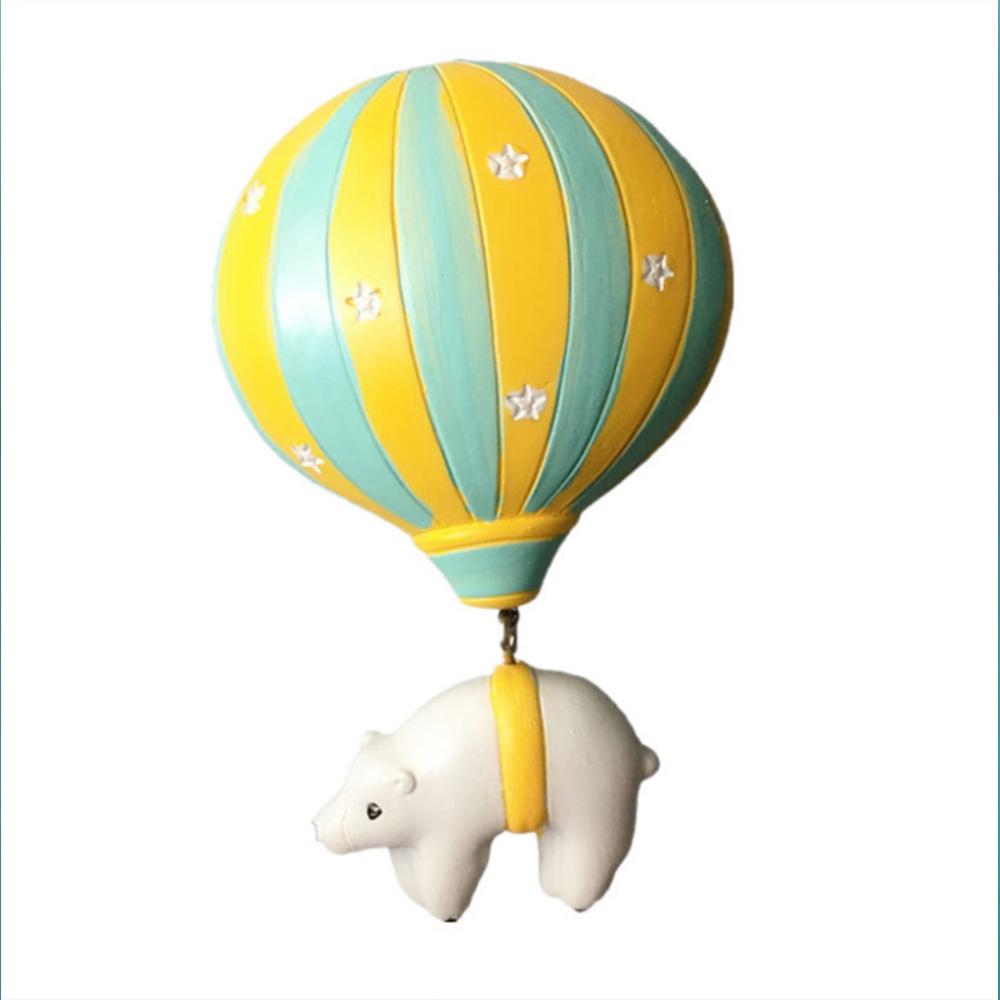 Hot Air Balloon Refrigerator Stickers Animal Shape Magnetic Three-Dimensional Design Message Note Sticky Kitchen Home Decoration