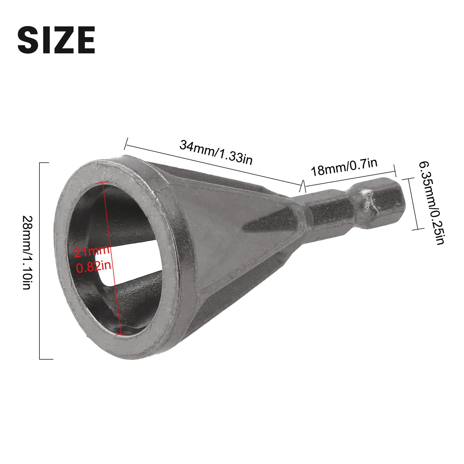 

Инструмент для снятия фаски с шестигранным хвостовиком 1/4 дюйма CR12MOV, инструменты для снятия внешней фаски Hex Shank