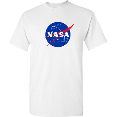 NASA Logo Adult T-Shirt - National Aeronautics and Space Administration T Shirt
