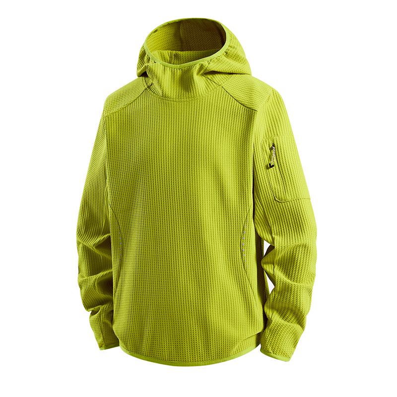 

Unisex Winter Hooded Long-Sleeve T-Shirt - Trendy Loose Fit Pullover for Outdoor Sports Small