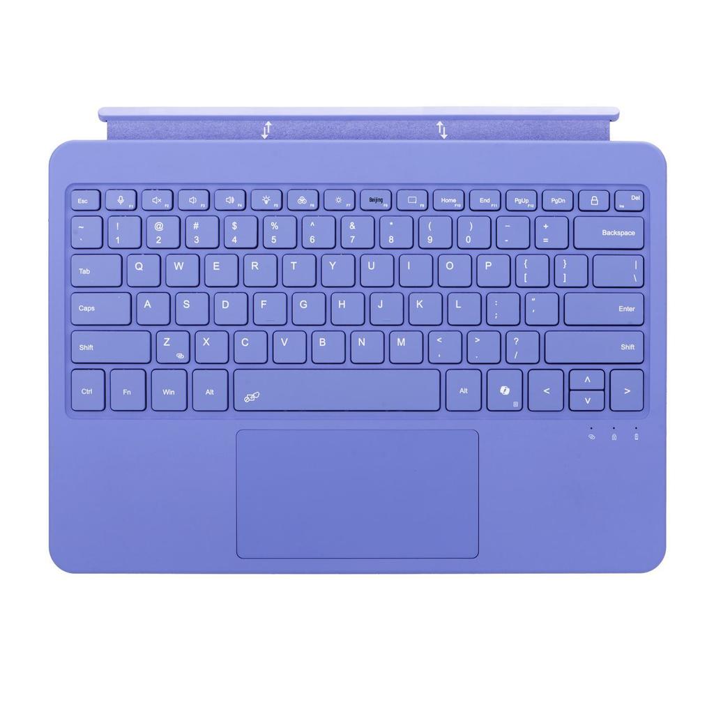 Surface Pro 12 Colorful Backlit Bluetooth Keyboard with Protective Cover