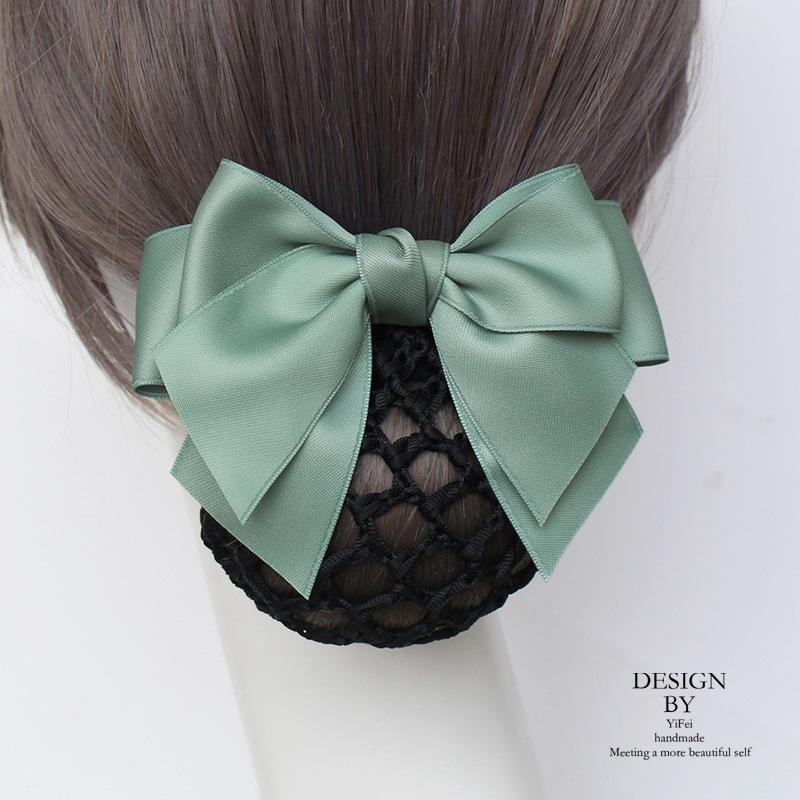 Nurse Head Flower Female Professional Hairnet Set Bank Hotel Restaurant Staff Go To Work Disc Hair Headgear Hair Accessories New Year