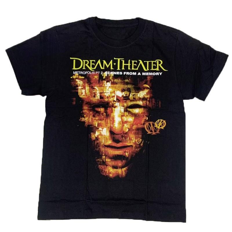 DREAM THEATER Metropolis AvantGarde Metal Rock Taiwanese Design Printed Black TShirt S