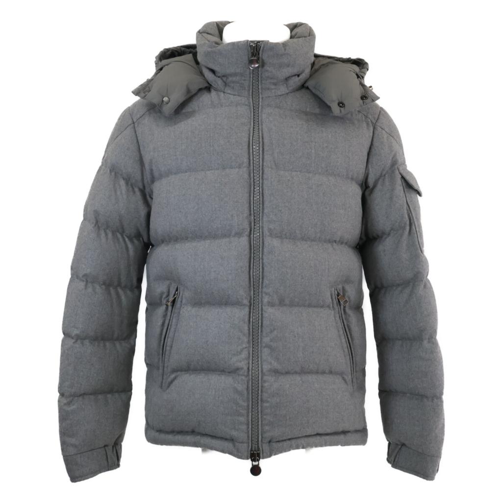 Moncler MONTGENEVRE Montgenevre Wool Down Jacket 1 grayUsed