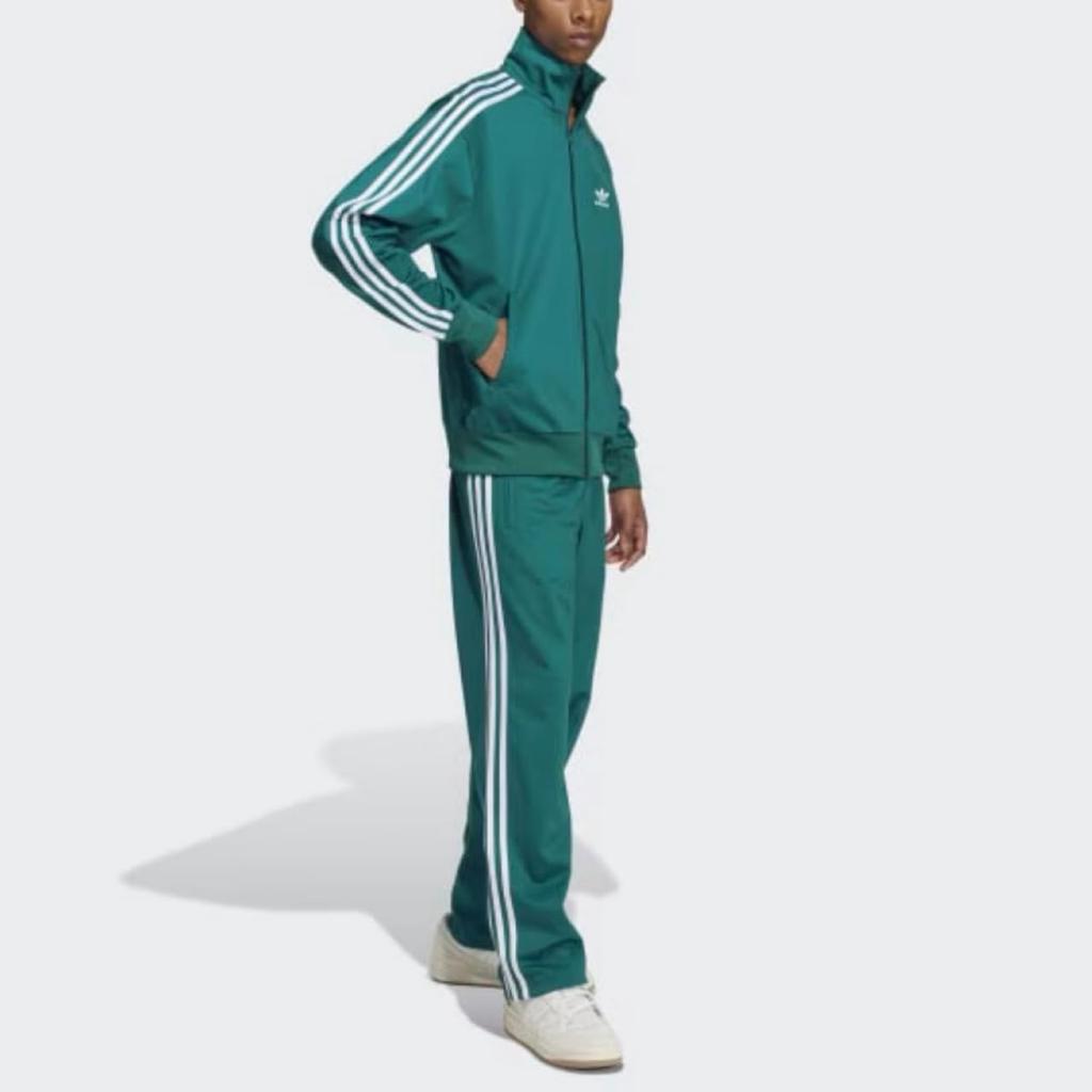Adidas Originals Adicolor Classics Firebird Trainingsjacke und Hose Größe L Taille Trainingsanzug IY9889 x Grünes Set, (Brust 93-96cm, 79-82cm), Set, IY9895,