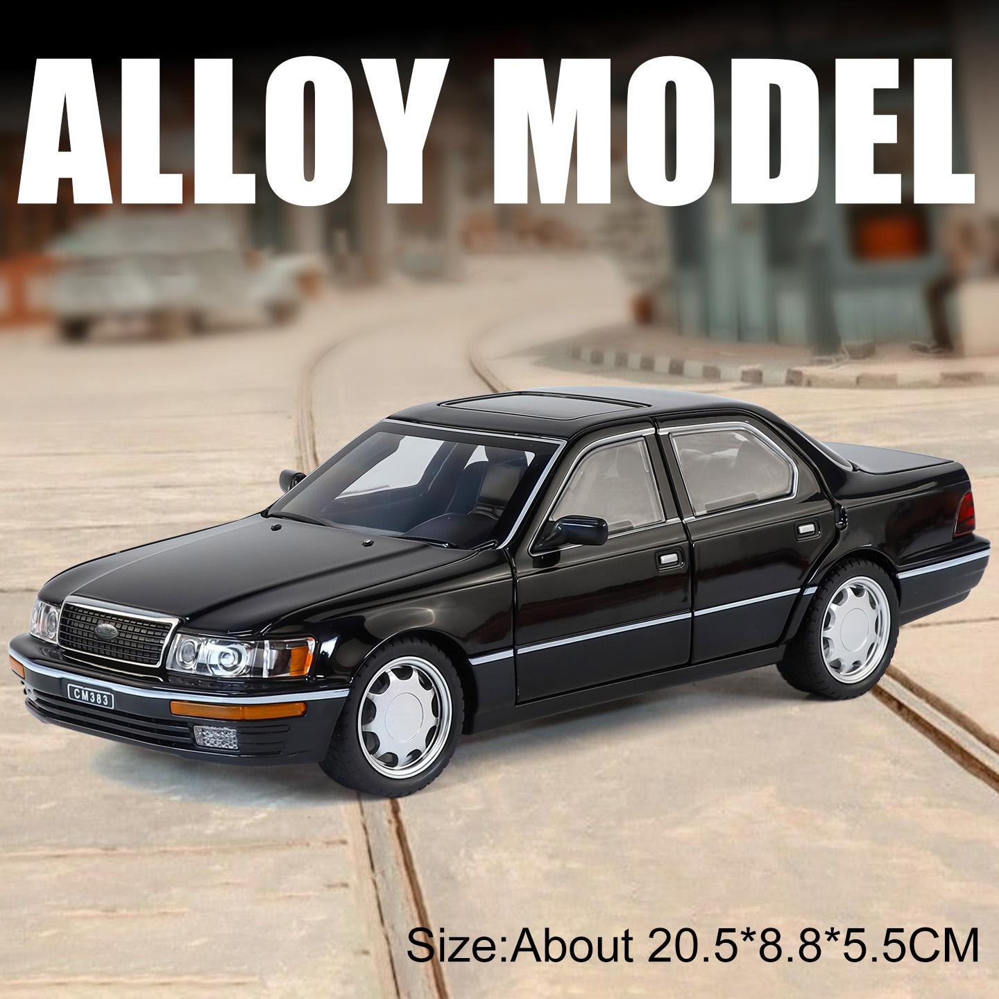 1:24 Skala Ls400 Es300H Sportwagen Modell Spielzeug Stoßdämpfende Lenkräder Spielzeug Türen Öffnen Fahrzeugmodelle Geschenk für Jungen