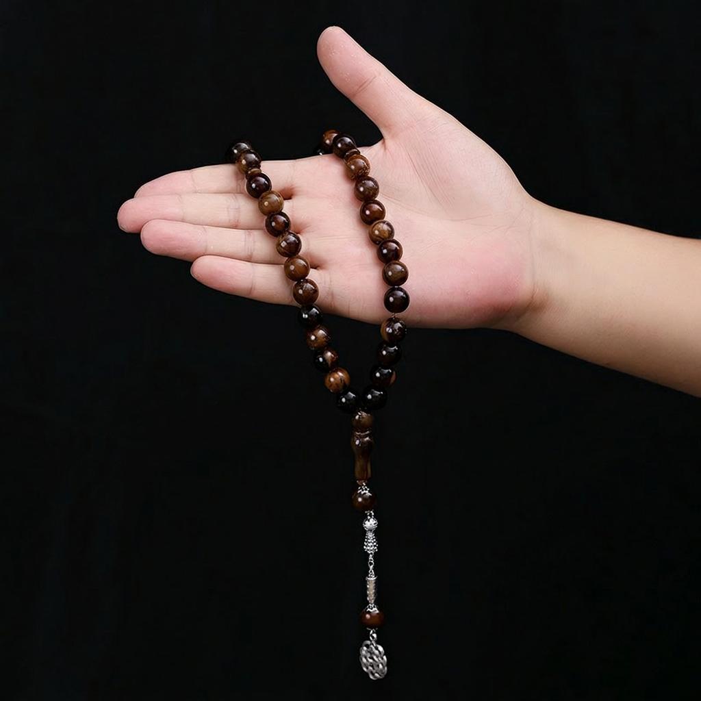 33 Perlen Gebetsarmband Leichtes Tasbih Anbetungs Rosenkranz Handgefertigte Gebetsperlen Muslimisches Religiöses Armband Für Das Gebet