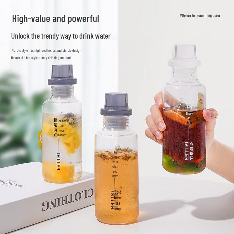 Dileber 350ML High Borosilicate Glass Cup