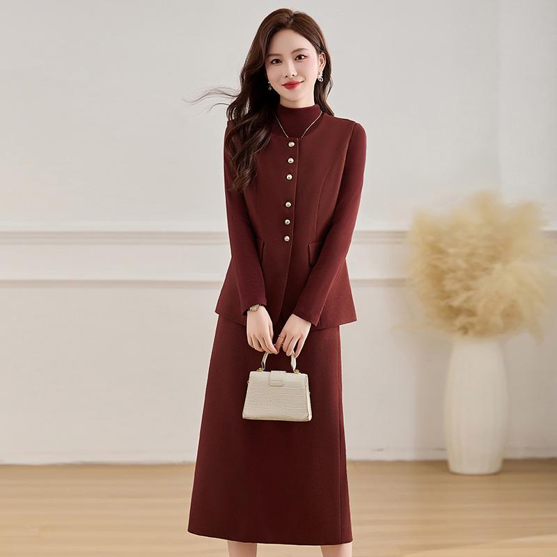 Conjunto de Camisa, Chaleco y Falda Slimming para Mujer Primavera 2025