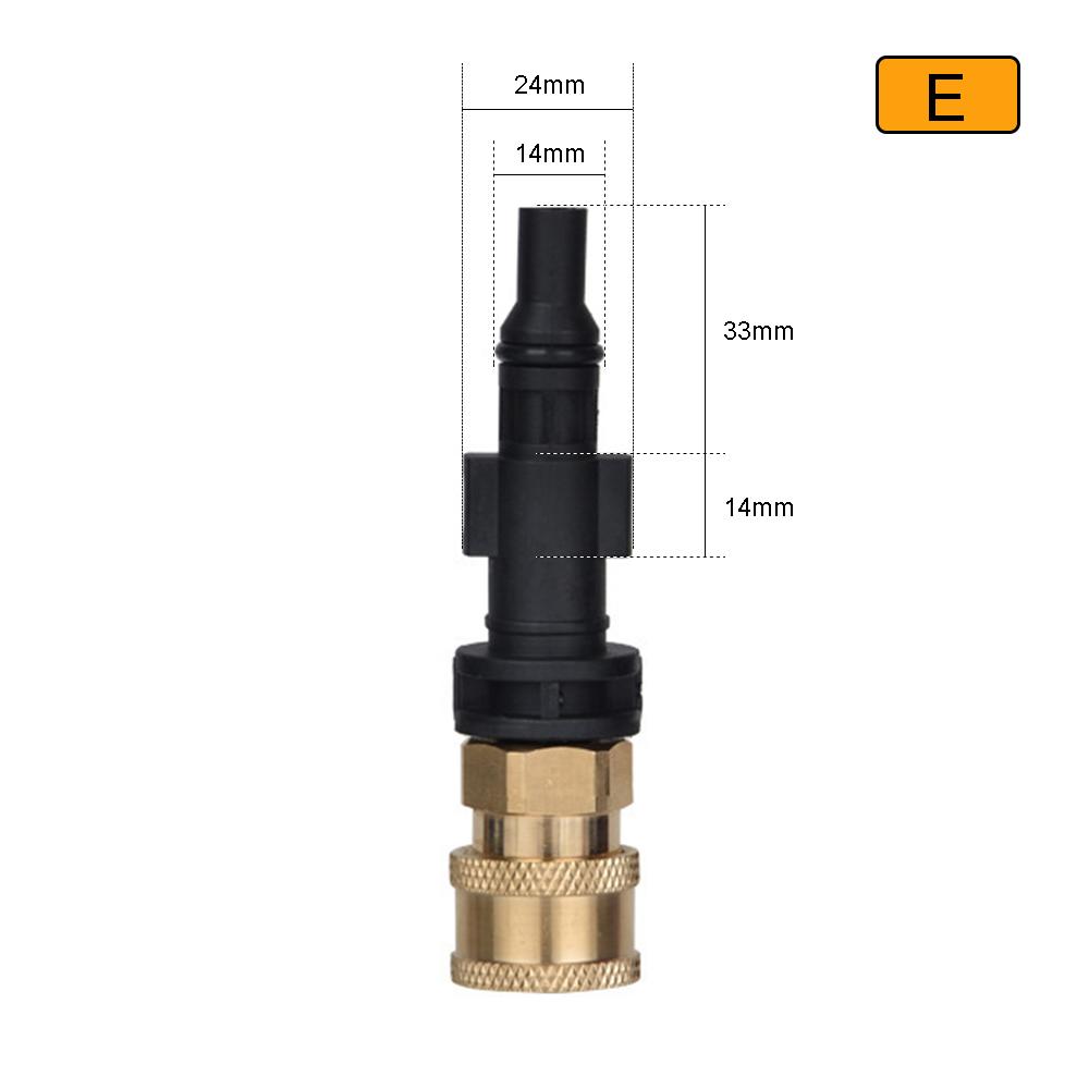 

Насадка для мойки высокого давления Karcher Male Adapter G1/4 Quick Release Connector Nozzle для мойки высокого давления LAVOR Black Decker Bosch Parkside