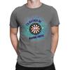 Classic Funny 100 Cotton Tshirt Darts Dartboard Tees Tops For Unisex