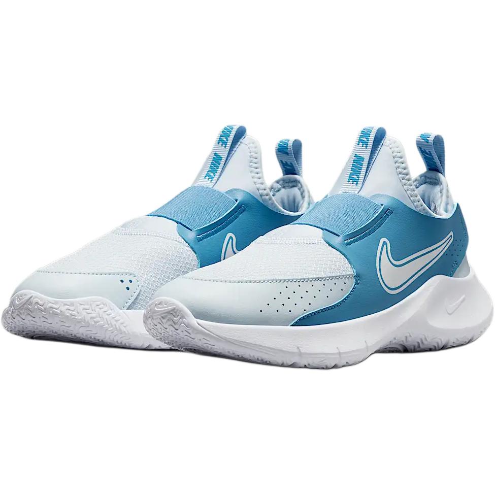 Nike Flex Runner 3 Fabric Comfortable Non-Slip Durable Low-Top Kids Running Shoes Kids Sneaker Purple-Blue Vibrant-Blue White FN1294-402