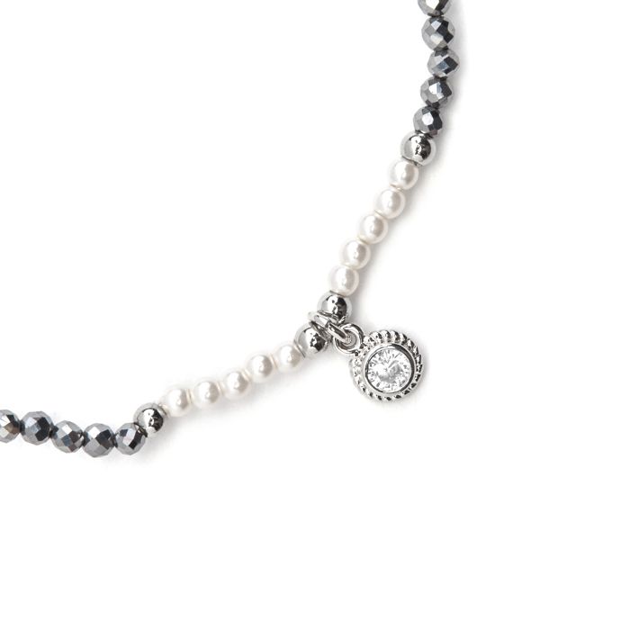 Bracelet - Luxenter - Miakde - Argent 925 - Perles Blanches - 16cm + 3cm D'extension