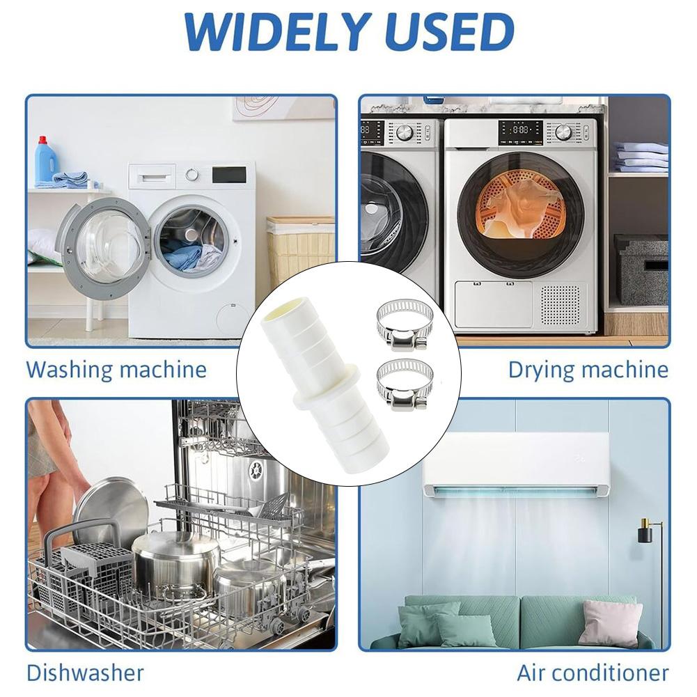 Zestaw metalowych zacisków Złączka rury odpływowej 17mm średnica wewnętrzna 21mm średnica zewnętrzna 65mm długość całkowita Instalacja Złączka rury odpływowej