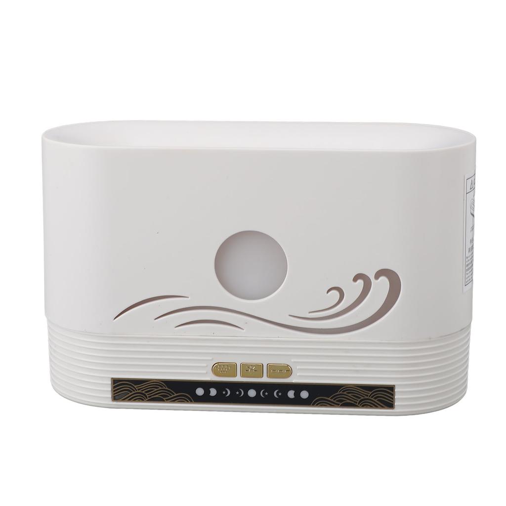 Flame  Diffuser Humidifier 250ml Simulated Flame Aromatherapy  Mist Diffuser for Living Room