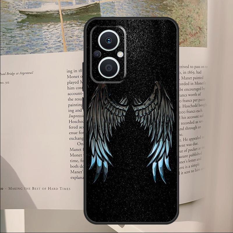 Wings Angel Devil Cover For OPPO Reno 14F 11F 12F 13F 10 11 12 13 14 Pro 7 8 Lite OPPO Find X6 X8 X9 Pro Case