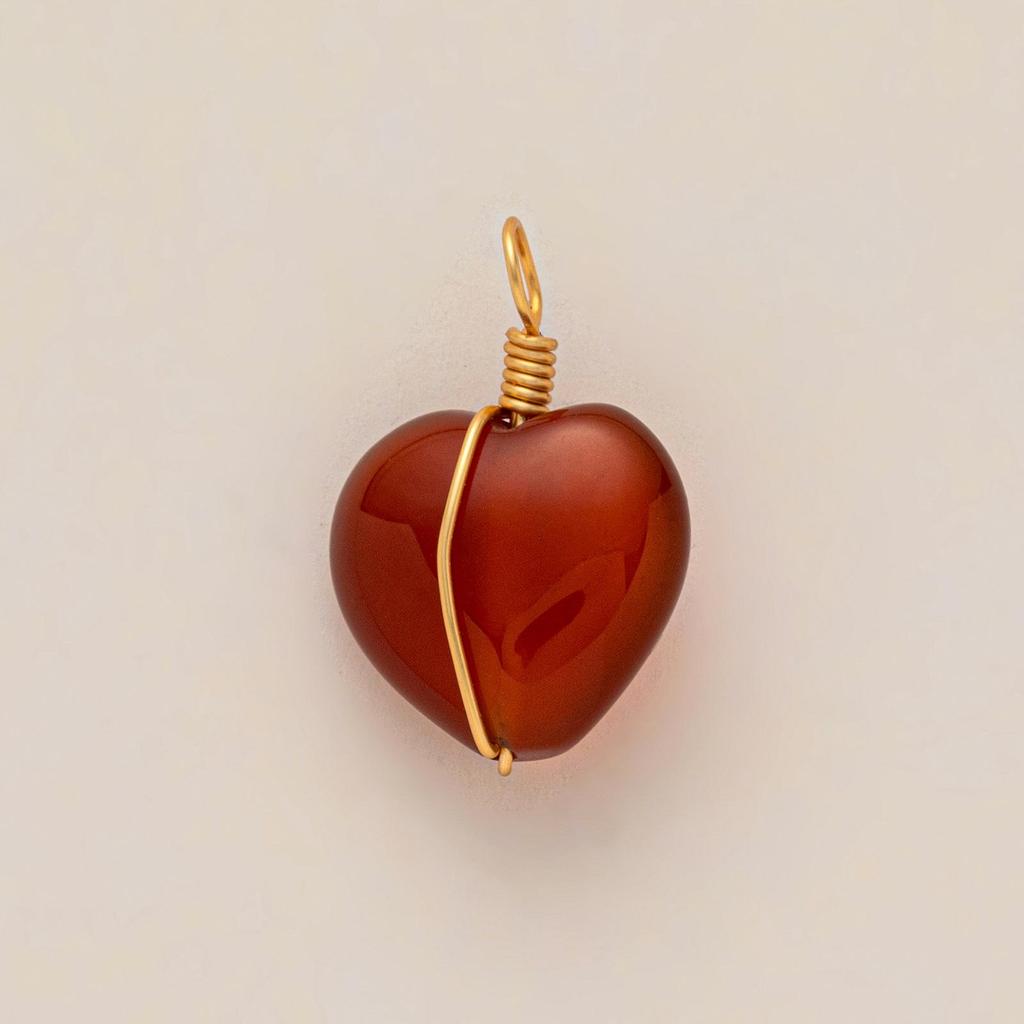 Heart-shaped Square Plate Animal Pendant DIY Jewelry Accessories, Copper-Plated, Fashionable and Colorfast