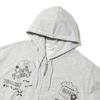 Intercrew Kitsch Hooded Zip-Up Cardigan M Grey Itz3Dh01Amg