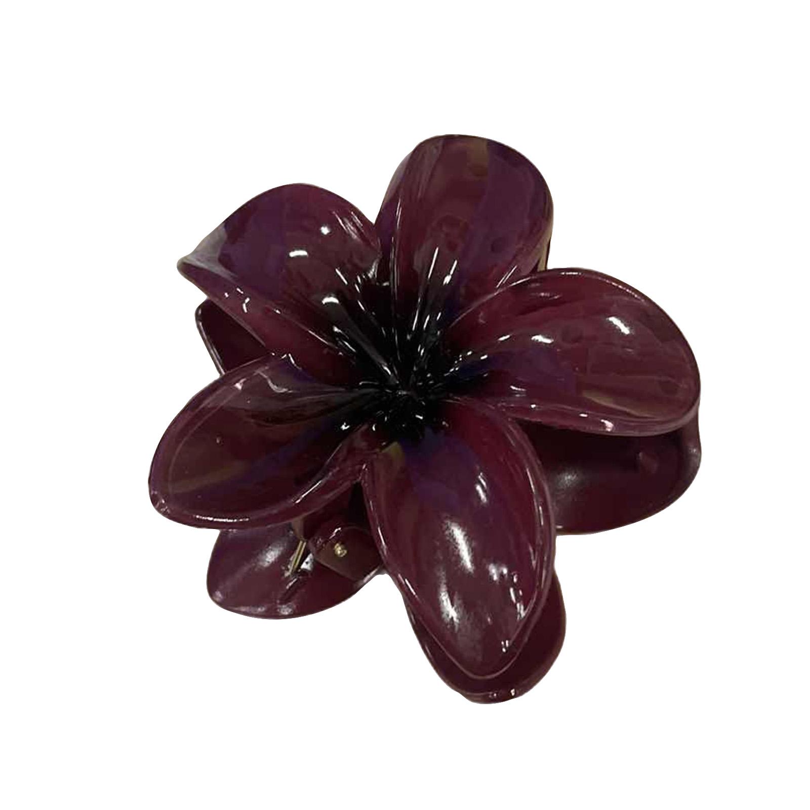 Заколка с цветком в стиле ретро, ​​заколка для волос с цветком, женская заколка на половину затылка One Size