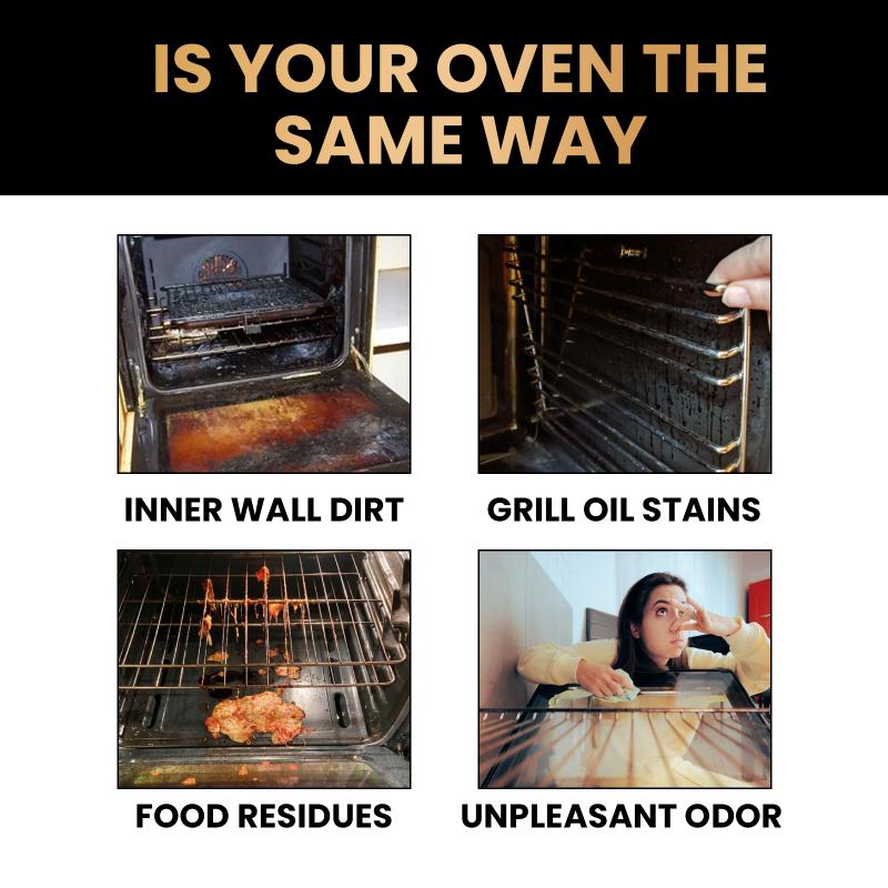 Ovens Cleaning Foam Spray Strong Kitchen Remove Grill Stove Oil Stains All Purpose Cleaner For Kitchen Appliances Household Care